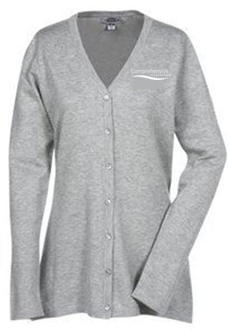 Ladies V-Neck Cardigan Sweater